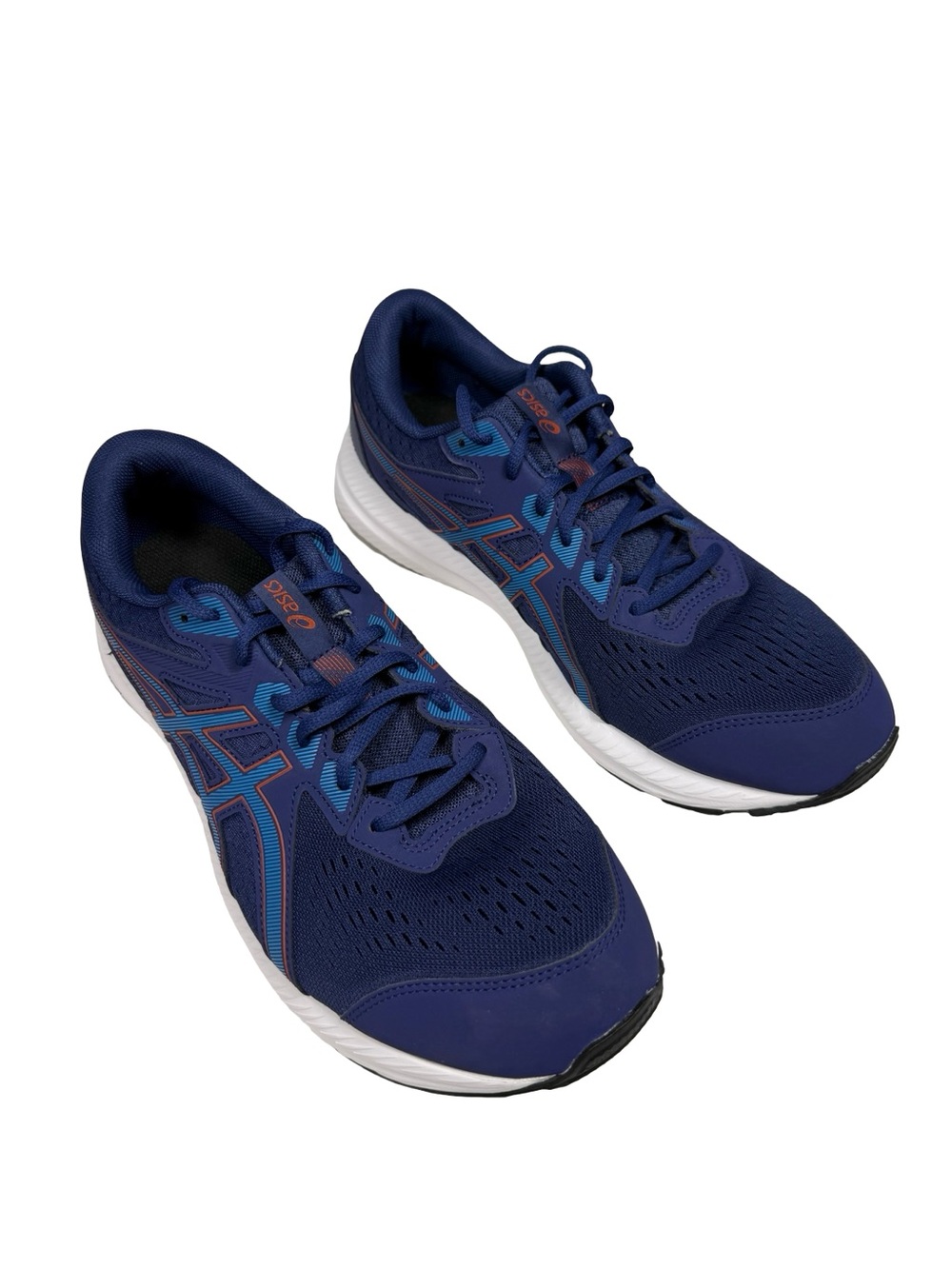 ASICS Gel-Contend 8 Mens 11 Extra Wide 4E Blue Running Walking Shoes 1011B493